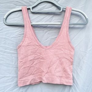 Urban Outfitters “Out From Under” Pink Ribbed Tank Top